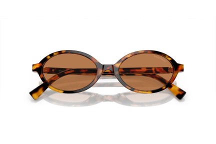 Sonnenbrille Miu Miu MU04ZS 19P2Z1 Oval Havanna