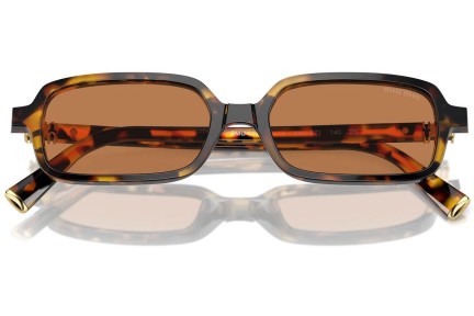 Sunglasses Miu Miu MU11ZS VAU2Z1 Rechteck Havanna