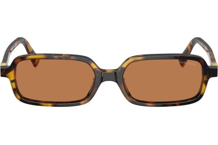 Sonnenbrille Miu Miu MU11ZS VAU2Z1 Rechteck Havanna