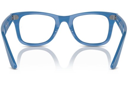 Glasses Ray-Ban Wayfarer Ease Change Collection RX4340V 8384 Quadratisch Blau