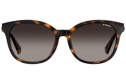 Sonnenbrille Polaroid PLD4089/F/S 086/LA Polarized Quadratisch Havanna