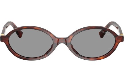 Sonnenbrille Miu Miu MU04ZS 21C40O Oval Havanna