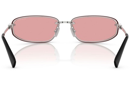 Sonnenbrille Miu Miu MUA50S 1BC70J Oval Silber