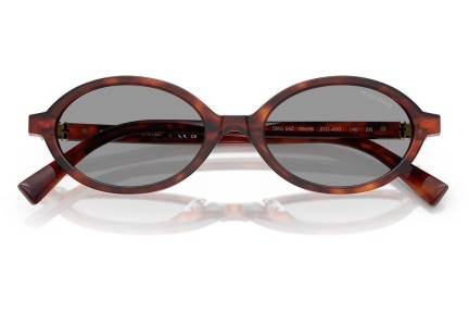 Sonnenbrille Miu Miu MU04ZS 21C40O Oval Havanna