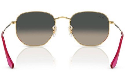 Sonnenbrille Ray-Ban Hexagonal RB3548N 001/71 Rund Gold