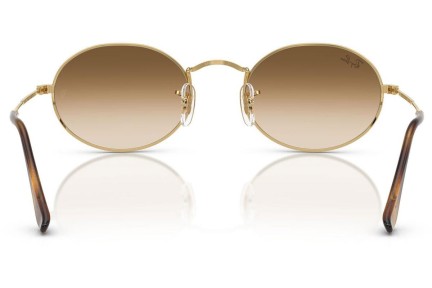 Sonnenbrille Ray-Ban Oval RB3547 001/51 Winzig Gold