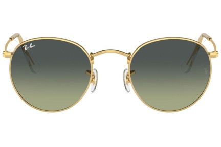 Sonnenbrille Ray-Ban Round Metal RB3447 001/BH Rund Gold