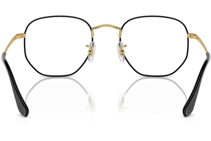 Brillen Ray-Ban Hexagonal RX6448 3175 Quadratisch Gold