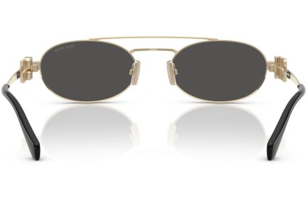 Sonnenbrille Miu Miu MU54ZS ZVN08Z Oval Gold