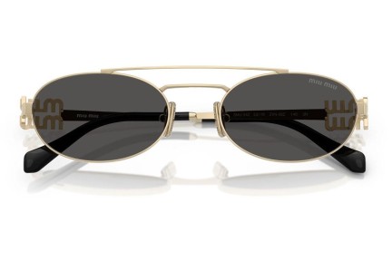 Sonnenbrille Miu Miu MU54ZS ZVN08Z Oval Gold