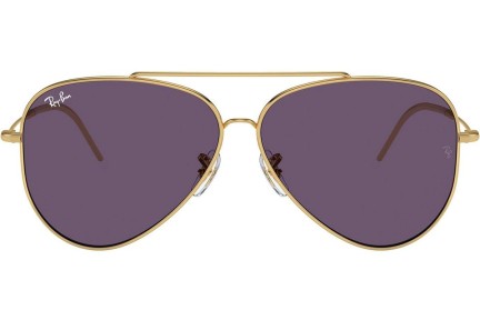 Sonnenbrille Ray-Ban Aviator Reverse RBR0101S 001/1A Pilot Gold