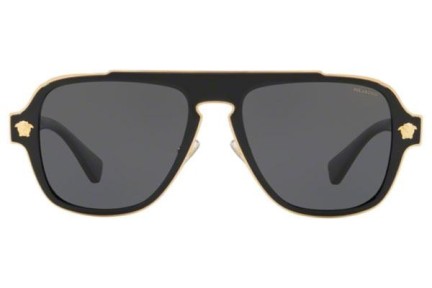 Sunglasses Versace Medusa Retro Charm VE2199 100281 Polarized Pilot Schwarz