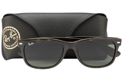 Sonnenbrille Ray-Ban New Wayfarer Classic RB2132 902L Quadratisch Havanna