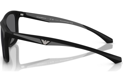 Sonnenbrille Emporio Armani EA4234U 5001T3 Polarized Quadratisch Schwarz