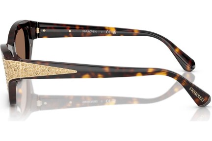 Sonnenbrille Swarovski SK6029 100273 Cat Eye Havanna