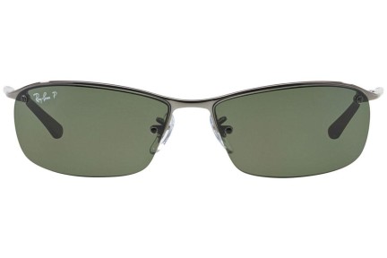 Sunglasses Ray-Ban RB3183 004/9A Polarized Rechteck Silber