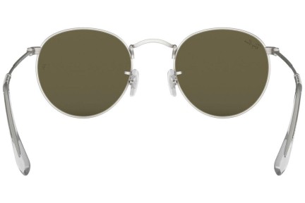 Sunglasses Ray-Ban Round Metal Flash Lenses RB3447 019/30 Rund Silber