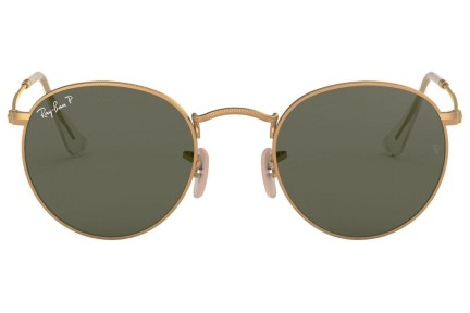 Sonnenbrille Ray-Ban Round Metal Metal RB3447 112/58 Polarized Rund Gold