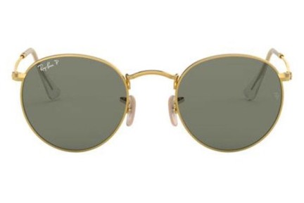 Sunglasses Ray-Ban Round Metal RB3447 001/58 Polarized Rund Gold