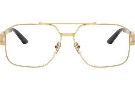 Brillen Versace VE1302 1002 Quadratisch Gold