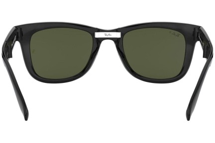 Sunglasses Ray-Ban Folding Wayfarer Classic RB4105 601/58 Polarized Quadratisch Schwarz