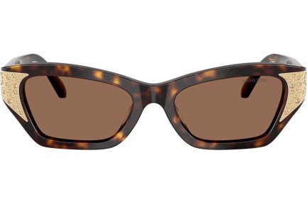 Sonnenbrille Swarovski SK6029 100273 Cat Eye Havanna