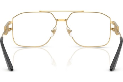 Brillen Versace VE1302 1002 Quadratisch Gold