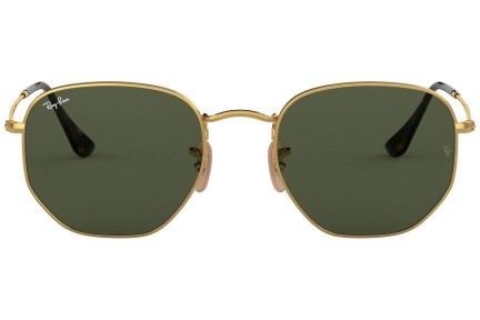 Sunglasses Ray-Ban Hexagonal Flat Lenses RB3548N 001 Rund Gold