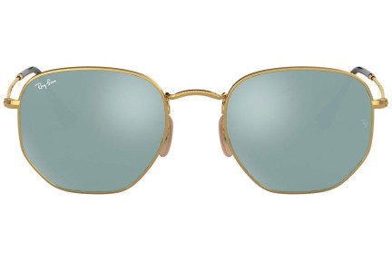 Sunglasses Ray-Ban Hexagonal Flat Lenses RB3548N 001/30 Rund Gold