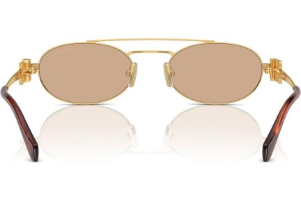 Sonnenbrille Miu Miu MU54ZS 5AK40D Oval Gold