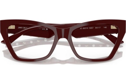 Brillen Jimmy Choo JC3021H 5057 Cat Eye Rot