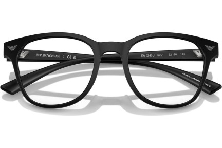 Glasses Emporio Armani EA3240U 5001 Oval Schwarz