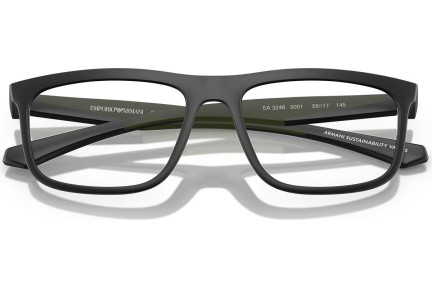 Brillen Emporio Armani EA3246 5001 Quadratisch Schwarz