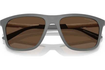 Sonnenbrille Emporio Armani EA4237 620573 Quadratisch Grau