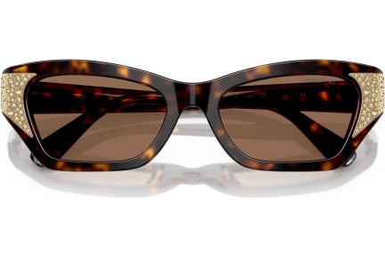 Sonnenbrille Swarovski SK6029 100273 Cat Eye Havanna