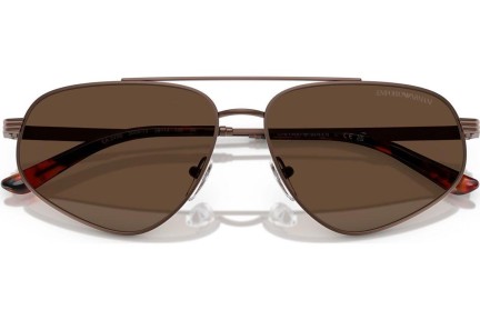 Sonnenbrille Emporio Armani EA2156 300673 Pilot Braun