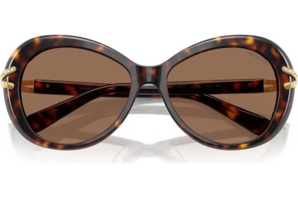 Sonnenbrille Swarovski SK6026 100273 Cat Eye Havanna