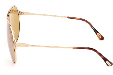 Sonnenbrille Tom Ford Gaia FT1174 30E Pilot Gold