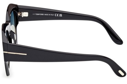 Sonnenbrille Tom Ford Guilliana FT1083 01P Quadratisch Schwarz