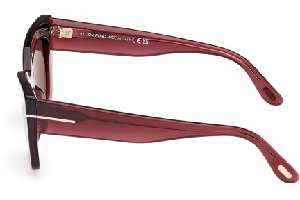 Sonnenbrille Tom Ford Athena FT1190 69E Cat Eye Rot