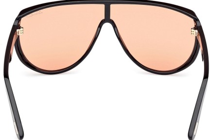 Sonnenbrille Tom Ford Achilles FT1182 05E Monoscheibe | Shield Schwarz