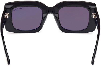 Sonnenbrille Tom Ford Brigitta FT1188 01A Rechteck Schwarz