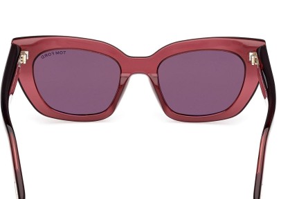 Sonnenbrille Tom Ford Athena FT1190 69E Cat Eye Rot