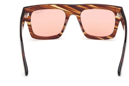 Sonnenbrille Tom Ford Fausto FT0711 53E Flat Top Havanna