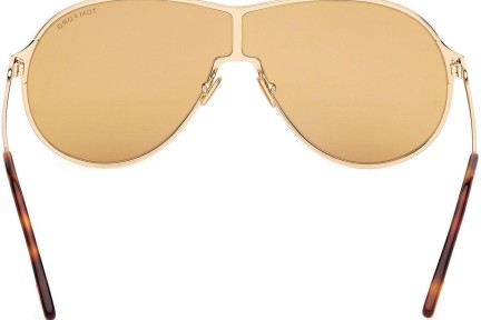 Sonnenbrille Tom Ford Gaia FT1174 30E Pilot Gold