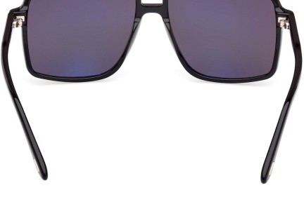 Sonnenbrille Tom Ford Kemp FT1177 01A Quadratisch Schwarz