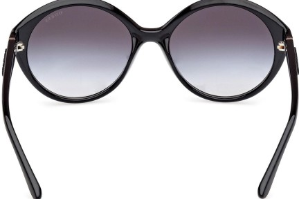 Sonnenbrille Guess GU00155 01B Rund Schwarz