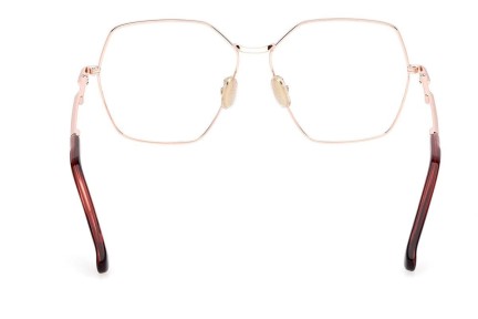 Brillen Max Mara MM5154 033 Quadratisch Gold