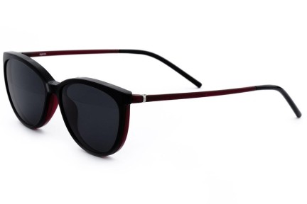 Brillen OiO by eyerim Elara Red blue-light [non-prescription] Polarized Oval Rot