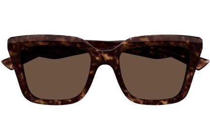 Sonnenbrille Alexander McQueen AM0473S 002 Quadratisch Havanna